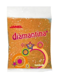 Diamantina janel fino  hc15 50grs naranja